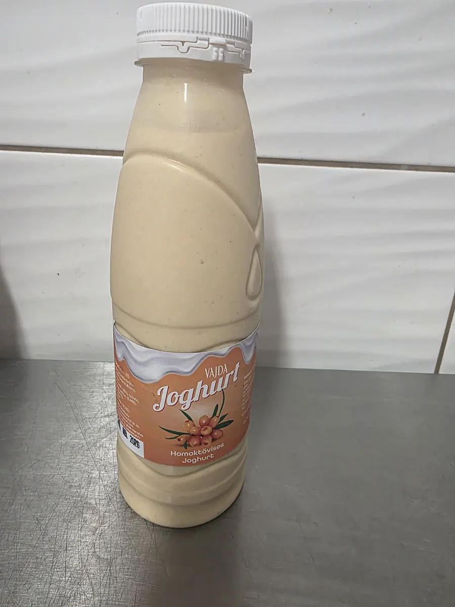 Homoktövises joghurt, 500 g-os palack